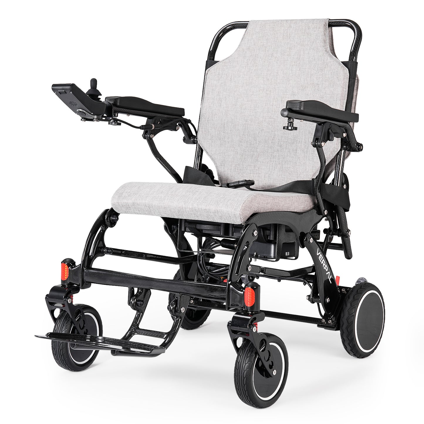 21" Lightweight Carbon Fiber Electric Wheelchairs for Adults, 20 Miles Long Range Motorized Wheelchairs Intelligent Wheelchairs for Adults All Terrain Wheelchairs Portable Airline Approved