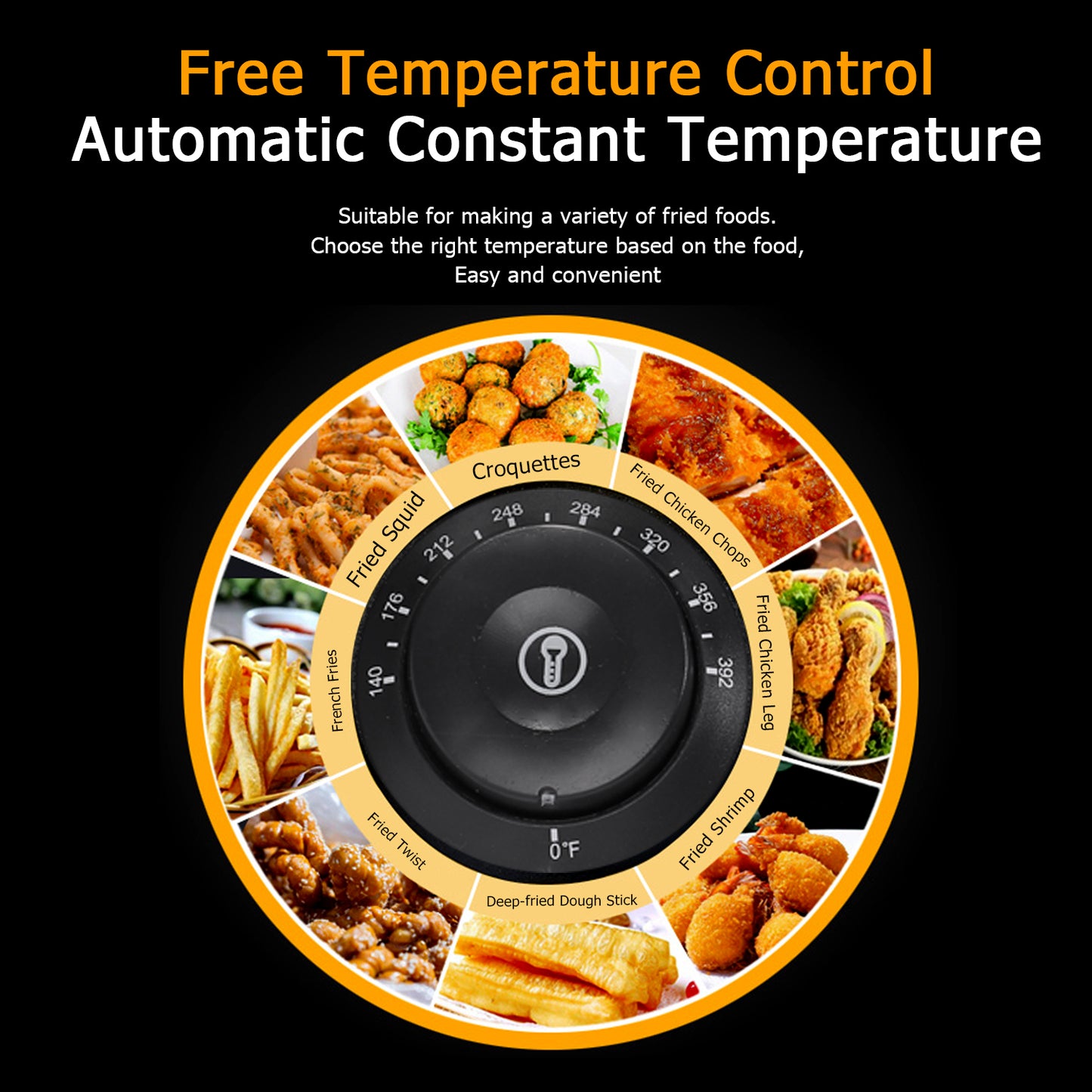 Stainless Steel Single Cylinder Electric Fryer US Plug