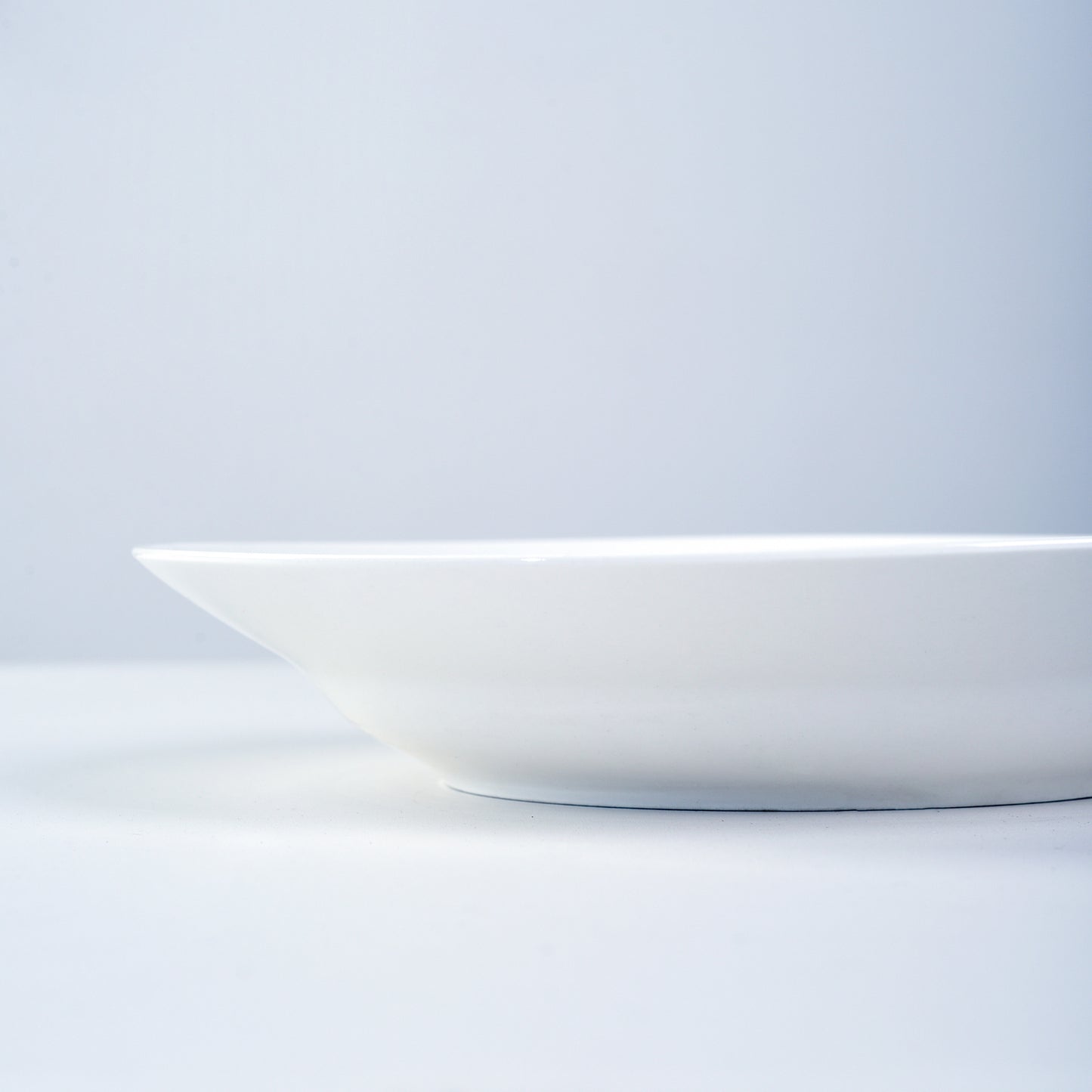 White Dinner Plates Set of 6, 9 Inch Salad Serving Modern Round Dishes - Dishwasher, Microwave, Oven Safe, Scratch Resistant, Smooth Glaze