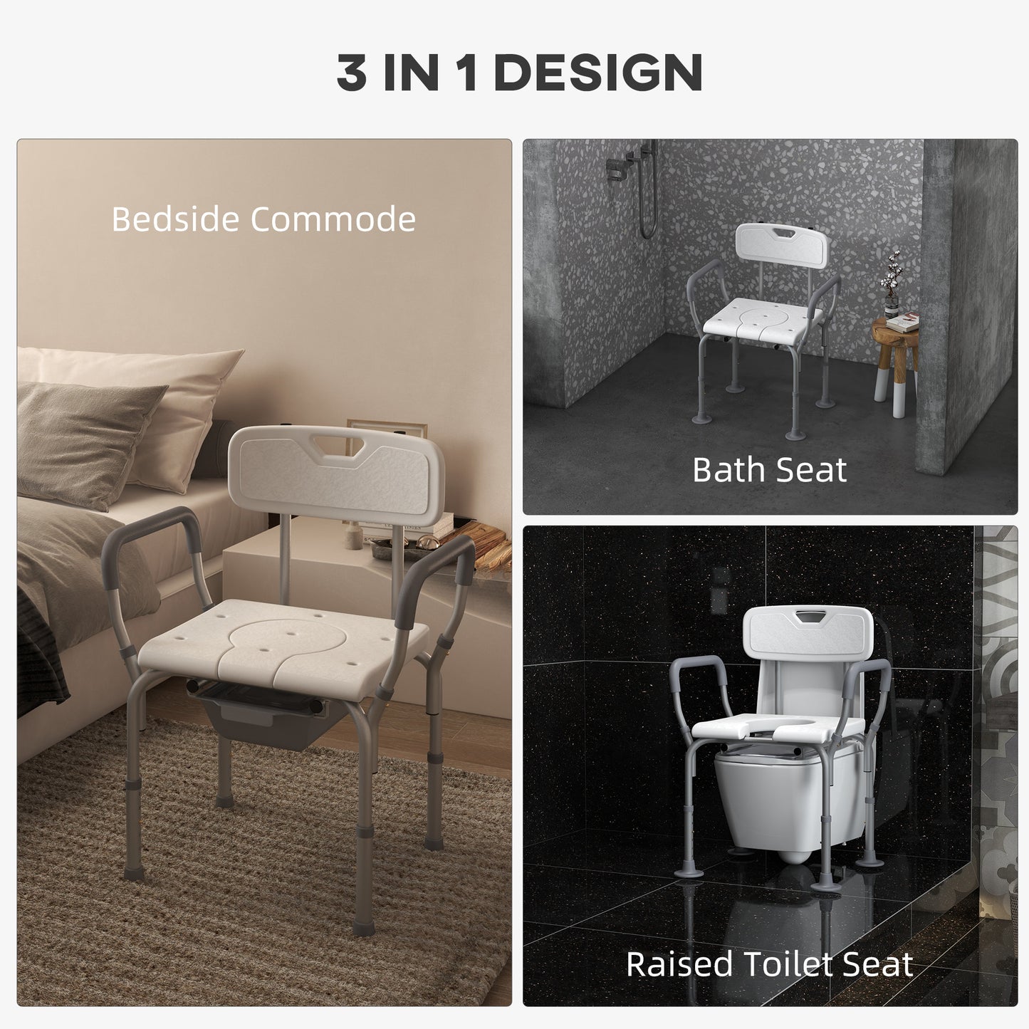 Accessibility Commode Wheelchair