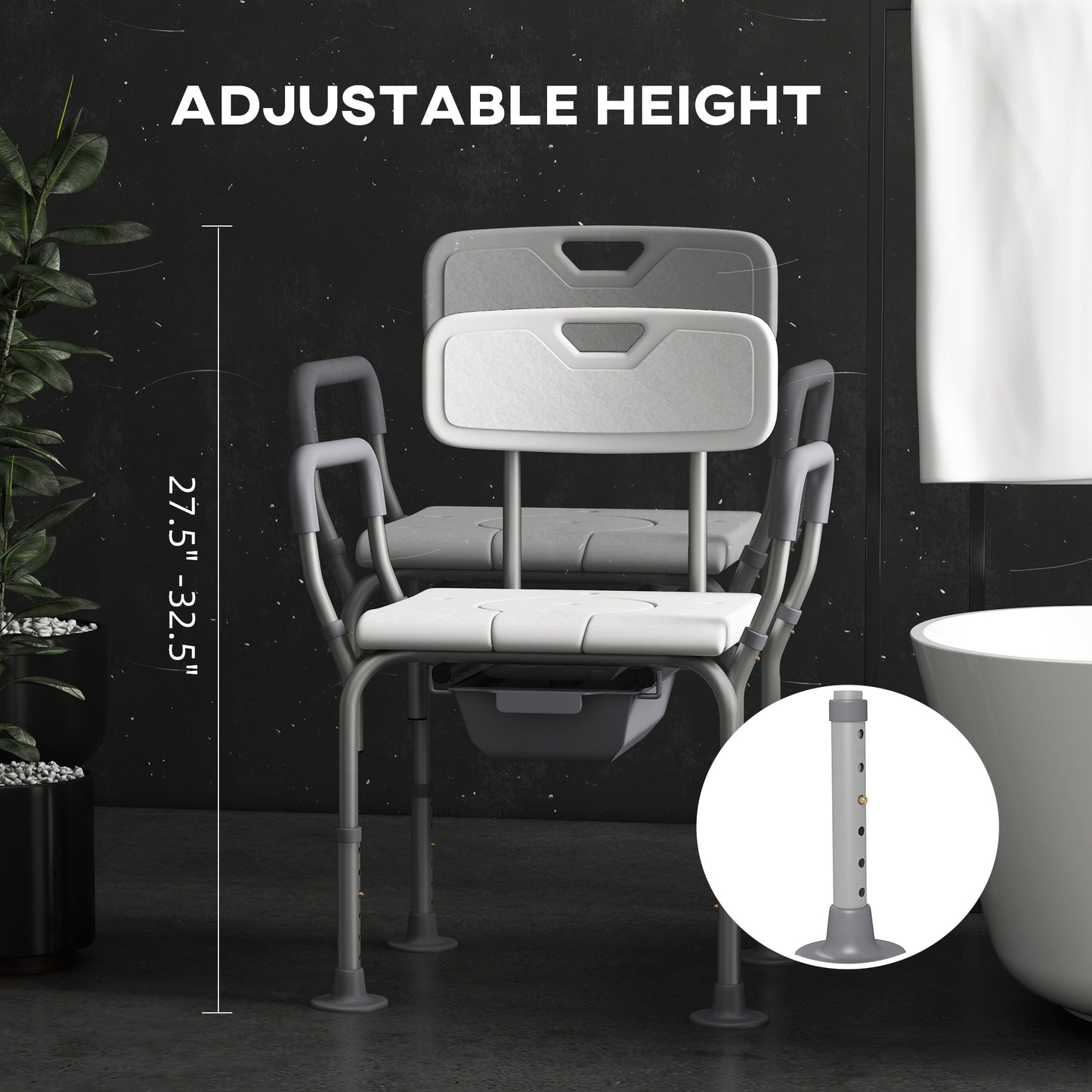 Accessibility Commode Wheelchair