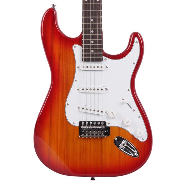 Sports Rosewood Fingerboard  Electric Guitar Sunset Red