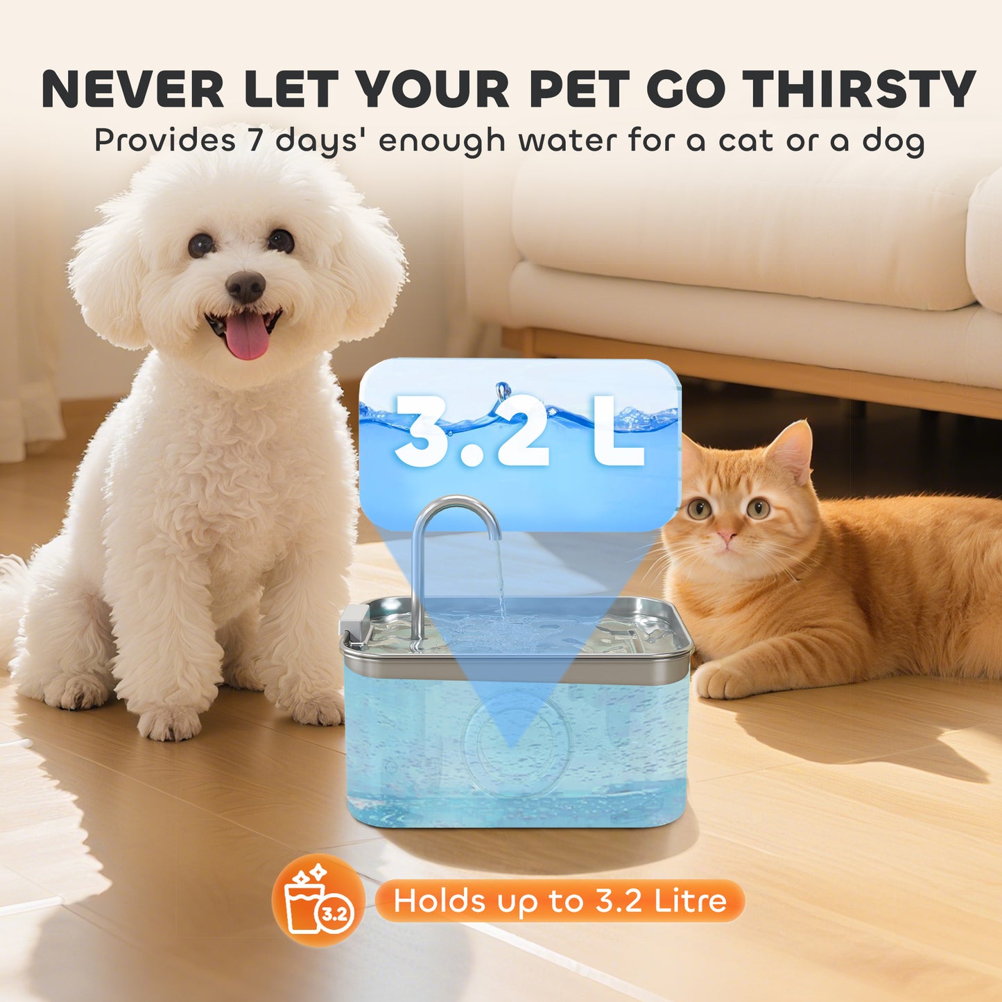 Cat Water Fountain