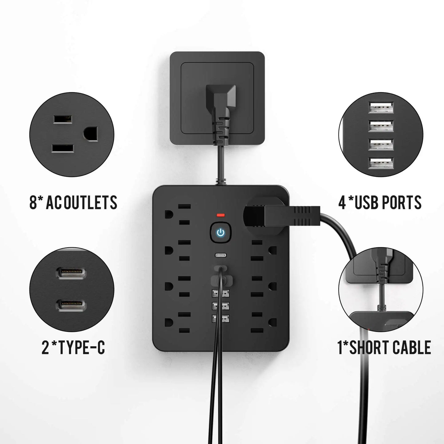 14-in-1 Multifunctional Power Strip