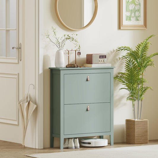 Three drawer shoe cabinet