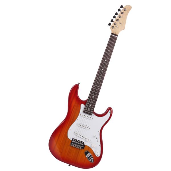 Sports Rosewood Fingerboard  Electric Guitar Sunset Red