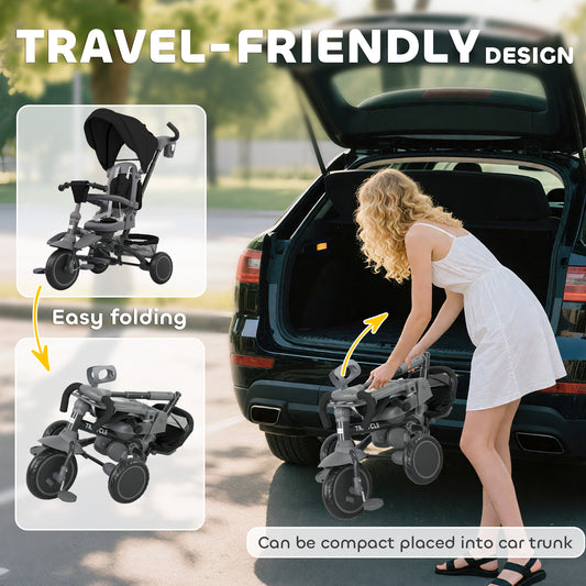 Kids Trike with Adjustable Backrest