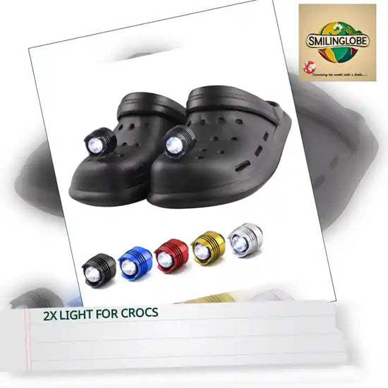 2x Light for Crocs by@Outfy
