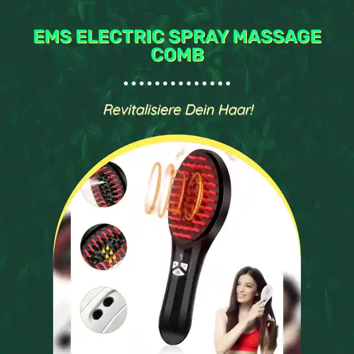 EMS Electric Spray Massage Comb by@Outfy