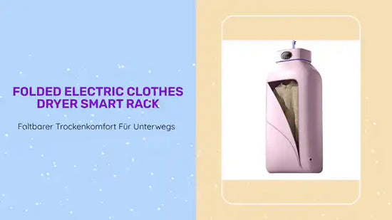 Folded Electric Clothes Dryer Smart Rack by@Outfy