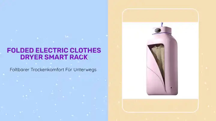 Folded Electric Clothes Dryer Smart Rack by@Outfy