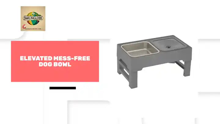 Elevated Mess-Free Dog Bowl by@Outfy
