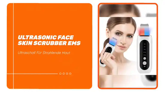 Ultrasonic Face Skin Scrubber EMS by@Outfy