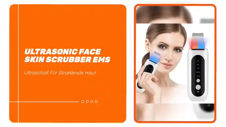 Ultrasonic Face Skin Scrubber EMS by@Outfy
