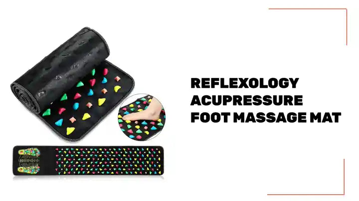 Reflexology Acupressure Foot Massage Mat by@Outfy