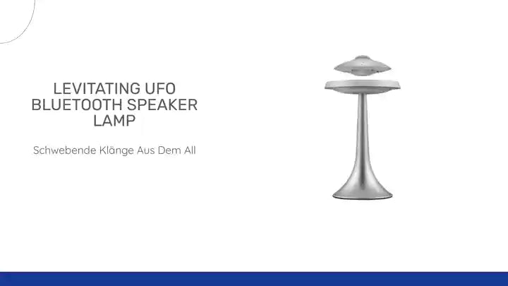 Levitating UFO Bluetooth Speaker Lamp by@Outfy
