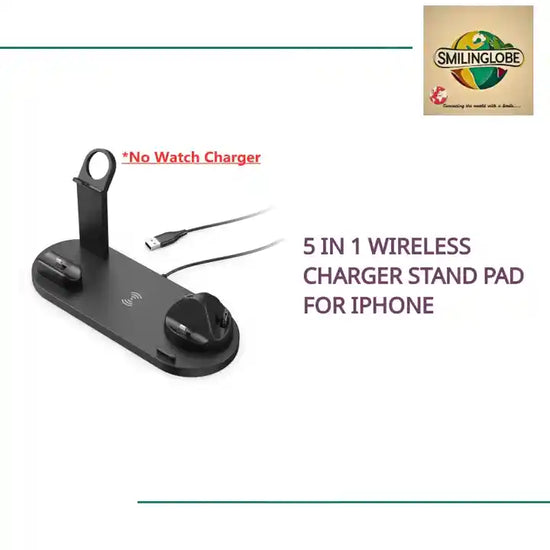 5 In 1 Wireless Charger Stand Pad For iPhone by@Outfy