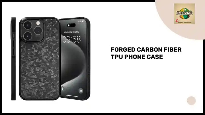 Forged Carbon Fiber TPU Phone Case by@Outfy