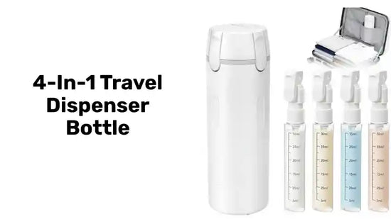4-in-1 Travel Dispenser Bottle by@Outfy