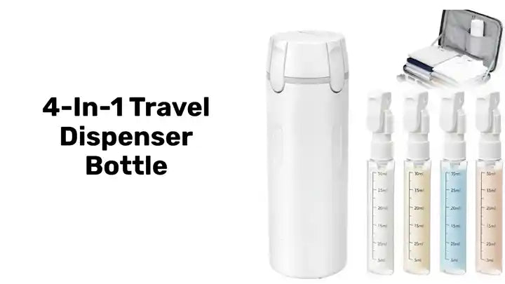 4-in-1 Travel Dispenser Bottle by@Outfy
