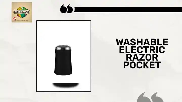 Washable Electric Razor Pocket by@Outfy