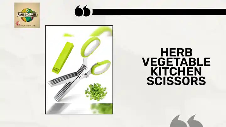 Herb Vegetable Kitchen Scissors by@Outfy