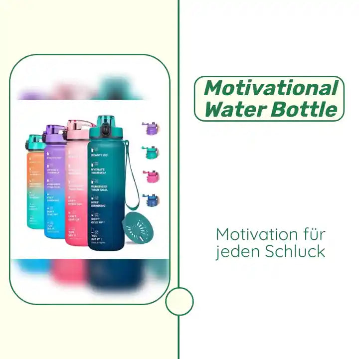 Motivational Water Bottle by@Outfy
