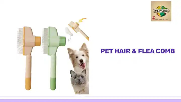 Pet Hair & Flea Comb by@Outfy