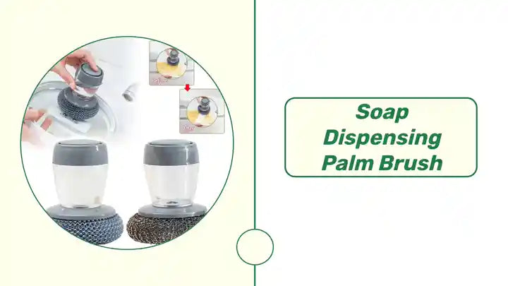 Soap Dispensing Palm Brush by@Outfy
