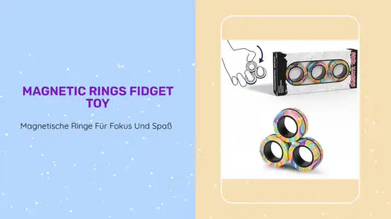Magnetic Rings Fidget Toy by@Outfy