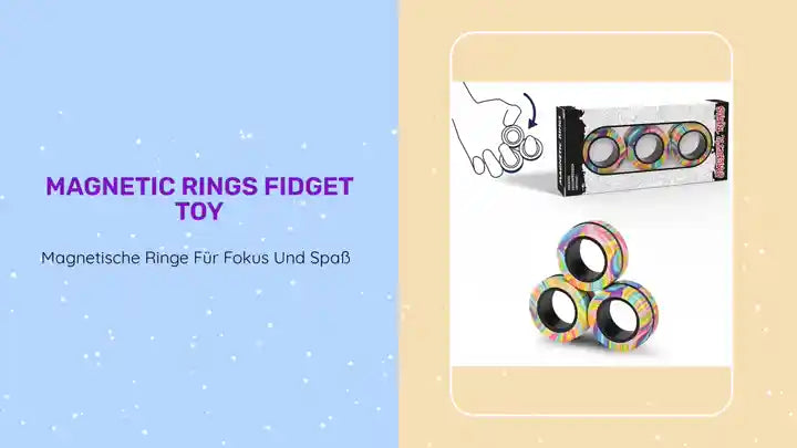 Magnetic Rings Fidget Toy by@Outfy