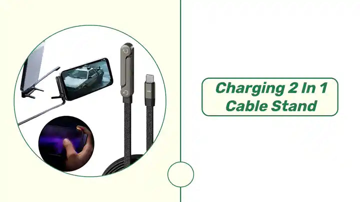 Charging 2 in 1 Cable Stand by@Outfy