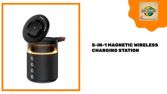 5-in-1 Magnetic Wireless Charging Station by@Outfy