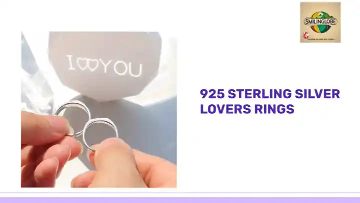 925 Sterling Silver Lovers Rings by@Outfy