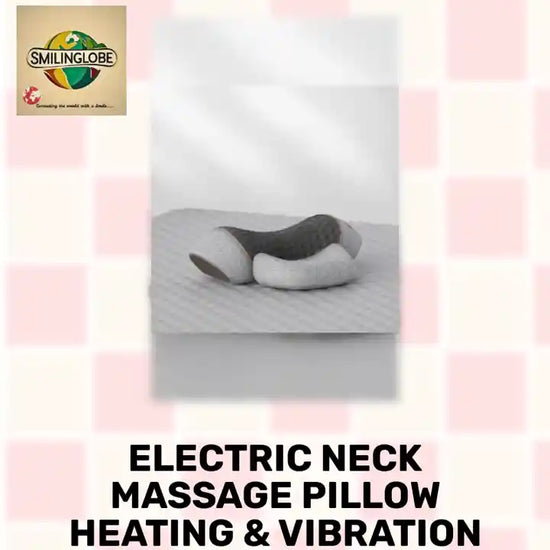 Electric Neck Massage Pillow Heating &amp; Vibration by@Outfy