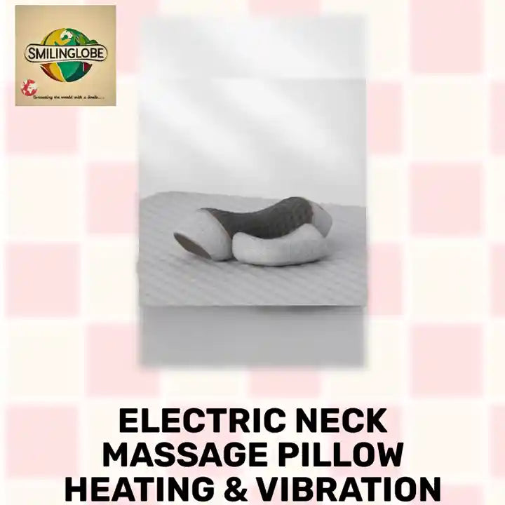 Electric Neck Massage Pillow Heating &amp; Vibration by@Outfy
