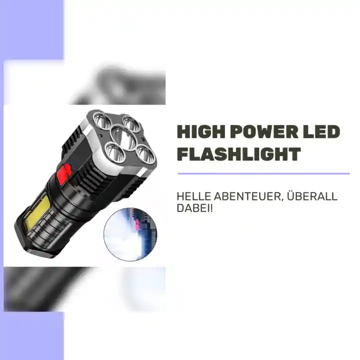 High Power LED Flashlight by@Outfy