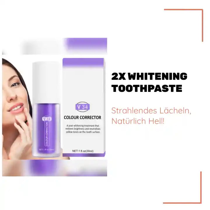 2x Whitening Toothpaste by@Outfy