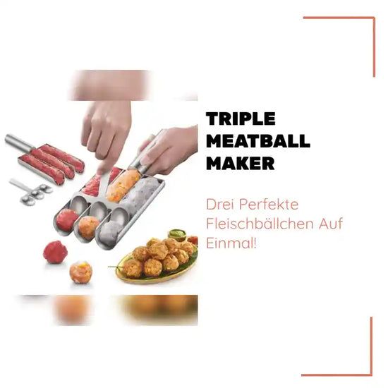 Triple Meatball Maker by@Outfy