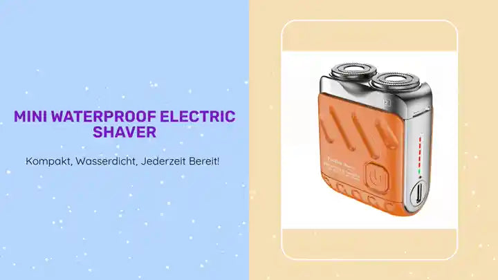 Mini Waterproof Electric Shaver by@Outfy