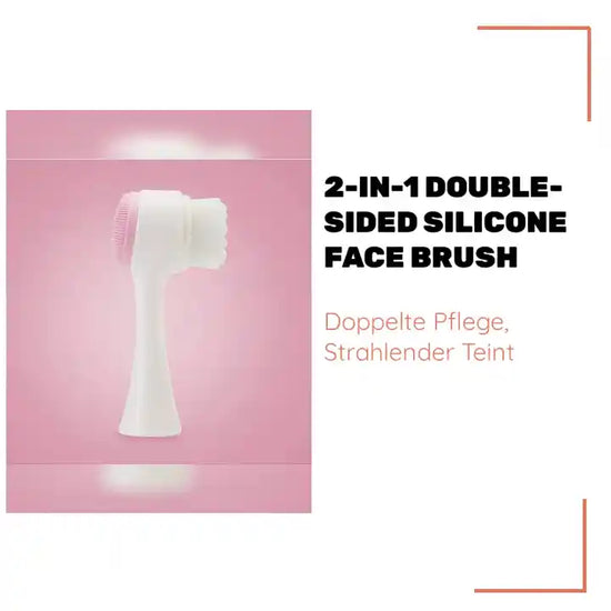 2-in-1 Double-Sided Silicone Face Brush by@Outfy