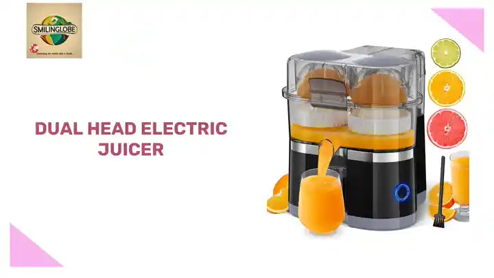 Dual Head Electric Juicer by@Outfy