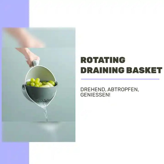 Rotating Draining Basket by@Outfy