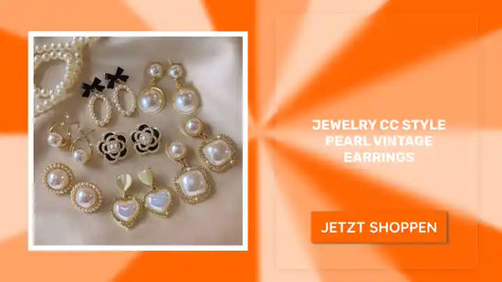 Jewelry CC Style Pearl Vintage Earrings by@Outfy