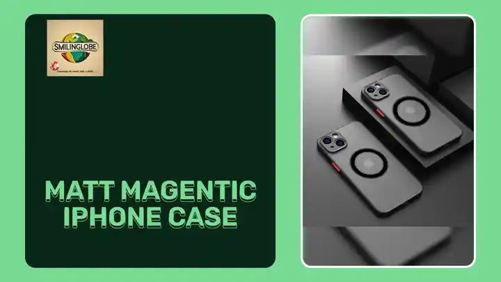 Matt Magentic iPhone Case by@Outfy