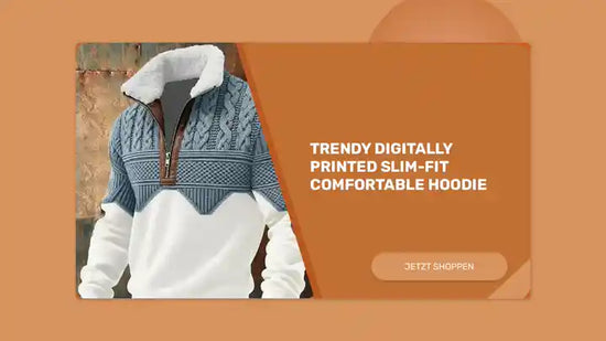 Trendy Digitally Printed Slim-fit Comfortable Hoodie by@Outfy
