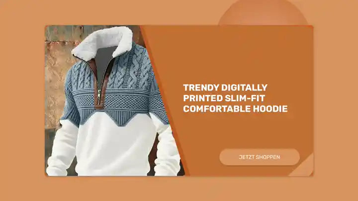 Trendy Digitally Printed Slim-fit Comfortable Hoodie by@Outfy