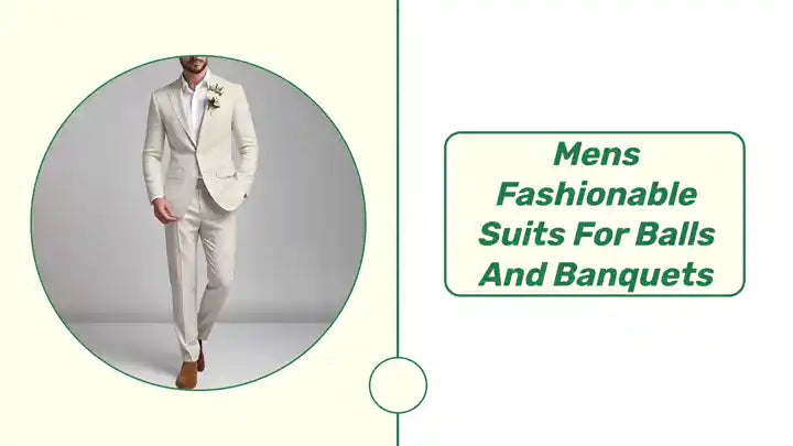 Mens Fashionable Suits For Balls And Banquets by@Outfy