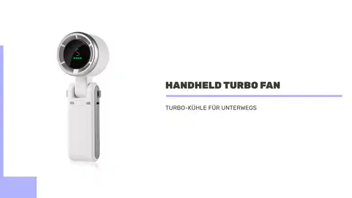 Handheld Turbo Fan by@Outfy