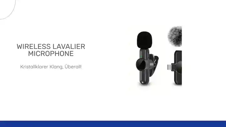 Wireless Lavalier Microphone by@Outfy